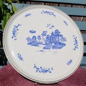Vintage Willow cake plate Royal Design Group